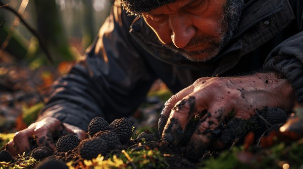 Guide pour trouver de belles truffes noires fraîches