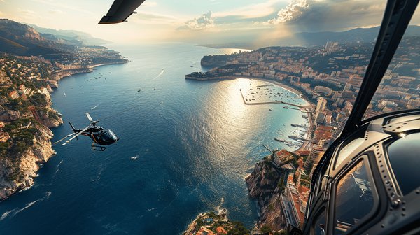 Vol en hélicoptère de Nice à Monaco : découvrez ces deux villes sous un autre angle